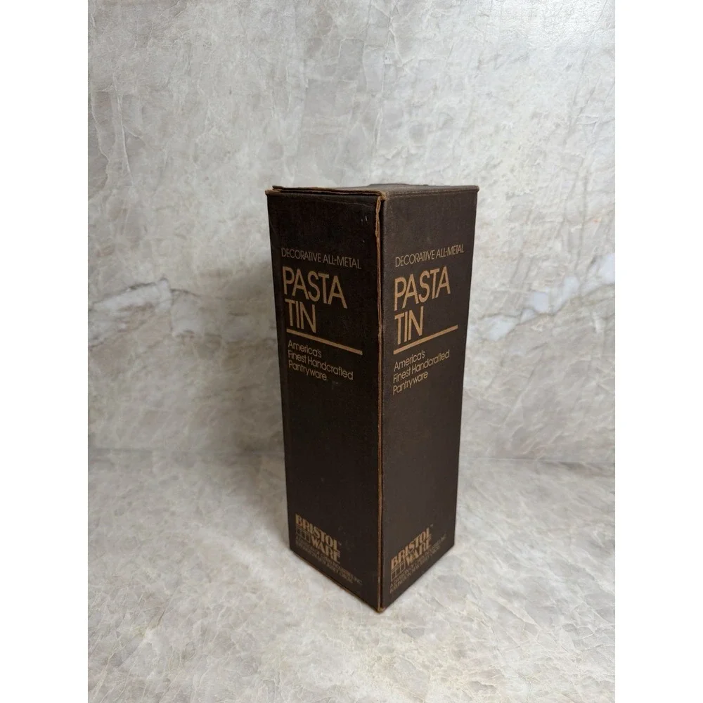 Vintage Bristol Ware Country Pasta Tin, from the Country Copper line, No. 108034